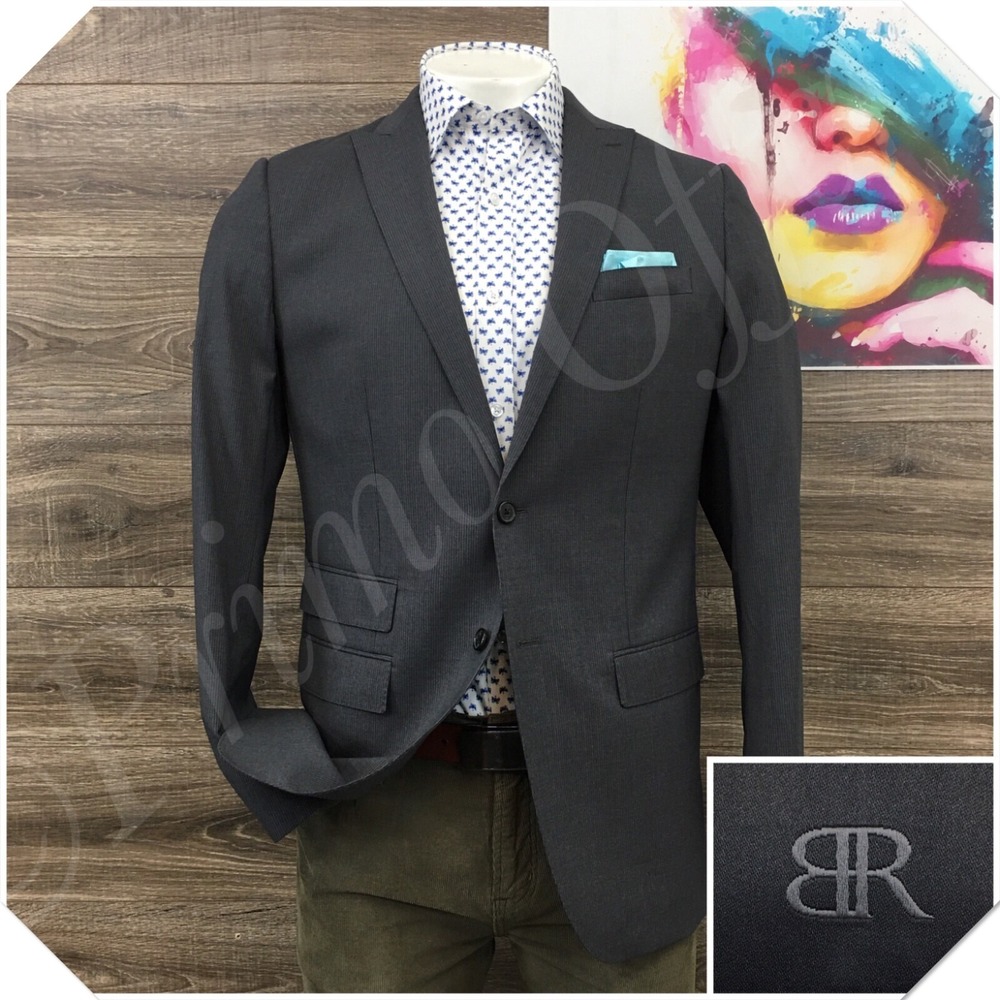 BANANA REPUBLIC‎ Mens Blazer Sport Coat Casual Jacket Size 40L Wool Suit
